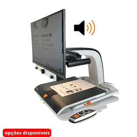 Ampliador de Mesa MagniLink Vision FHD OCR c/ Voz Portuguesa LVI