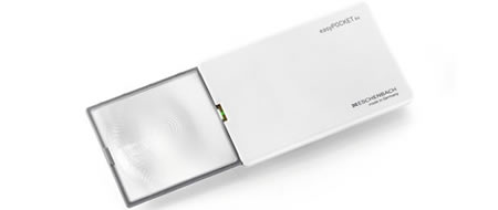 Lupa easyPOCKET 6.0x 24.0 Dioptrias 50x46 mm LED Eschenbach