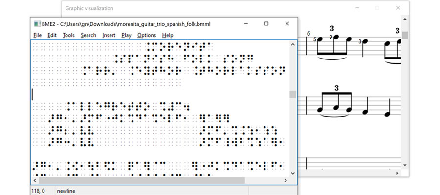 Software Braille Music Editor 2025 BME