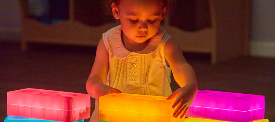 Tijolos de Construção Iluminados (12 unidades) TTS