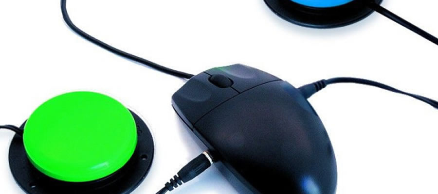 Rato Adaptado para 2 Manípulos USB BJ-802 Qinera