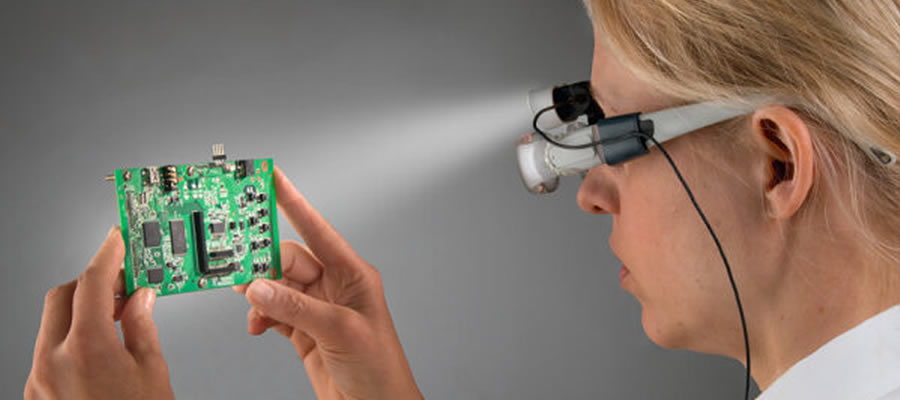 Sistema de Iluminação headlight LED 6500K Eschenbach