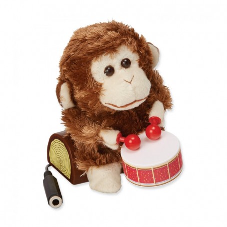 Brinquedo Adaptado Macaco Baterista